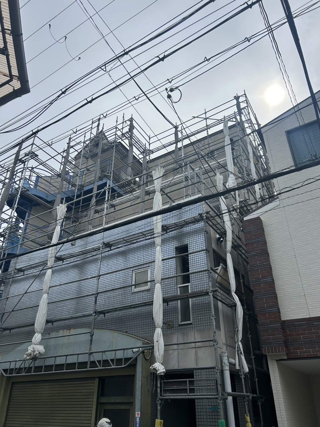 大阪市都島区　台風養生
